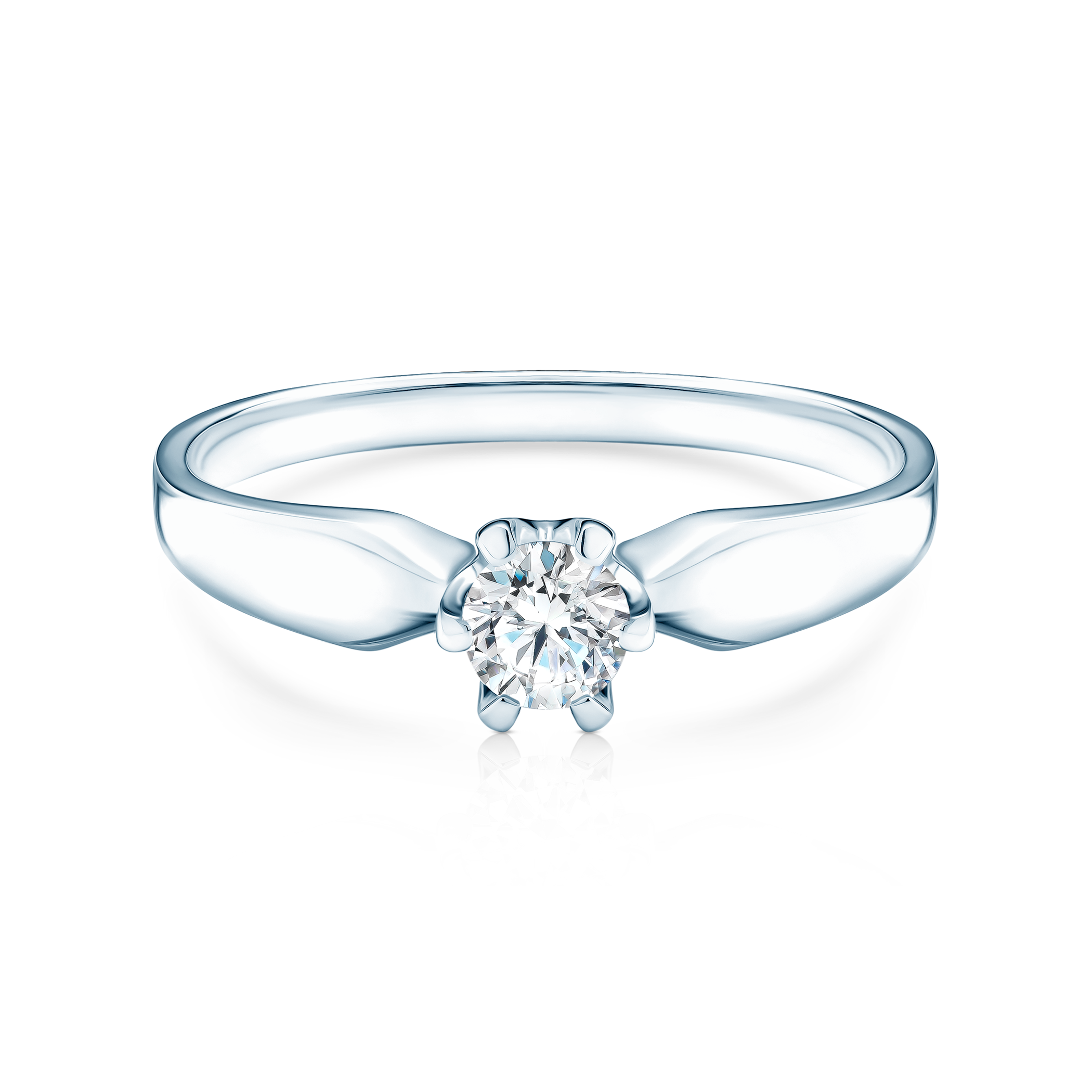 Verlobungsring Triumph of Love: Weißgold, Diamant