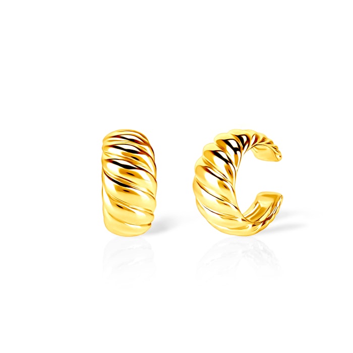 Cercei SAVICKI: argint placat cu aur