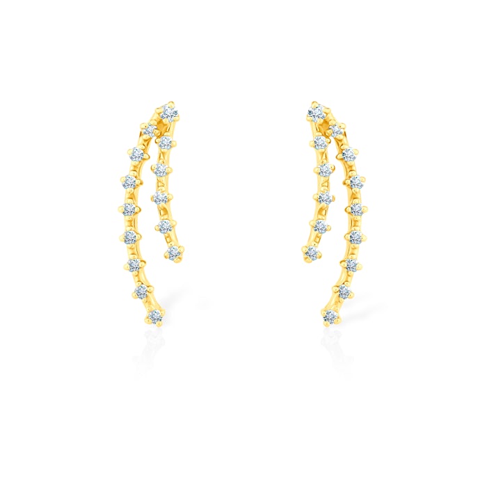 Cercei SAVICKI: aur, zirconiu