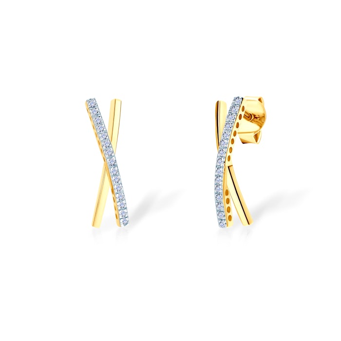 Cercei SAVICKI: aur, zirconiu