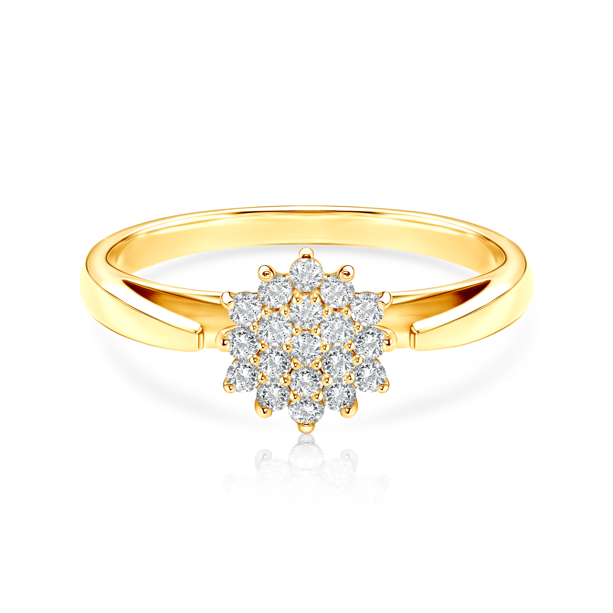 Годежен пръстен: злато. диаманти