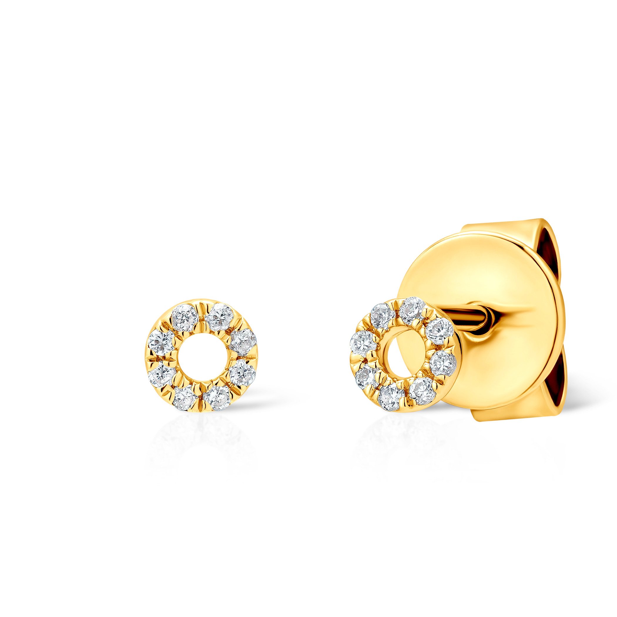 SAVICKI earrings: gold, diamonds