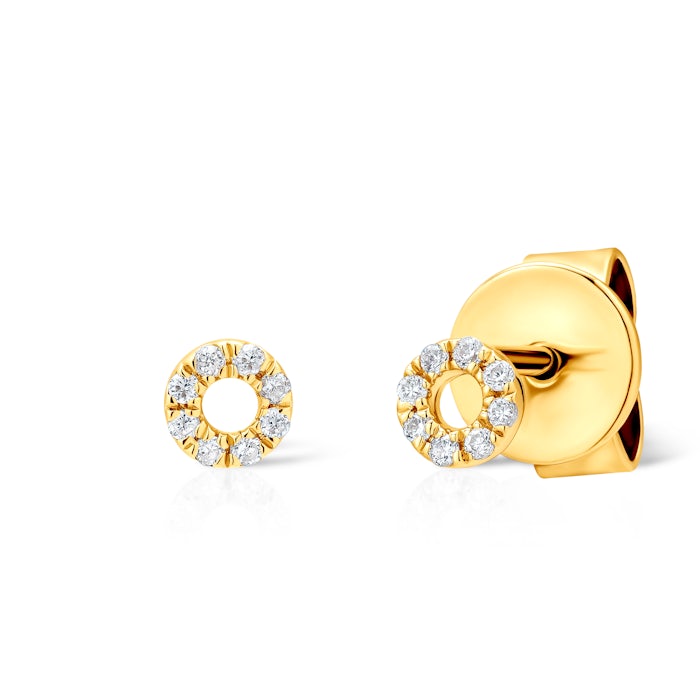 SAVICKI earrings: gold, diamonds