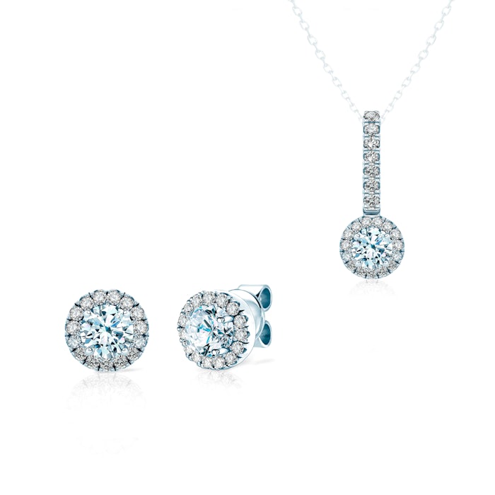 SAVICKI ékszerkészlet: fehérarany és gyémántok