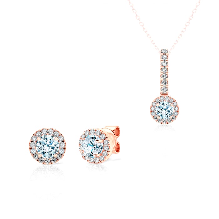 SAVICKI ékszerkészlet: fehérarany és gyémántok