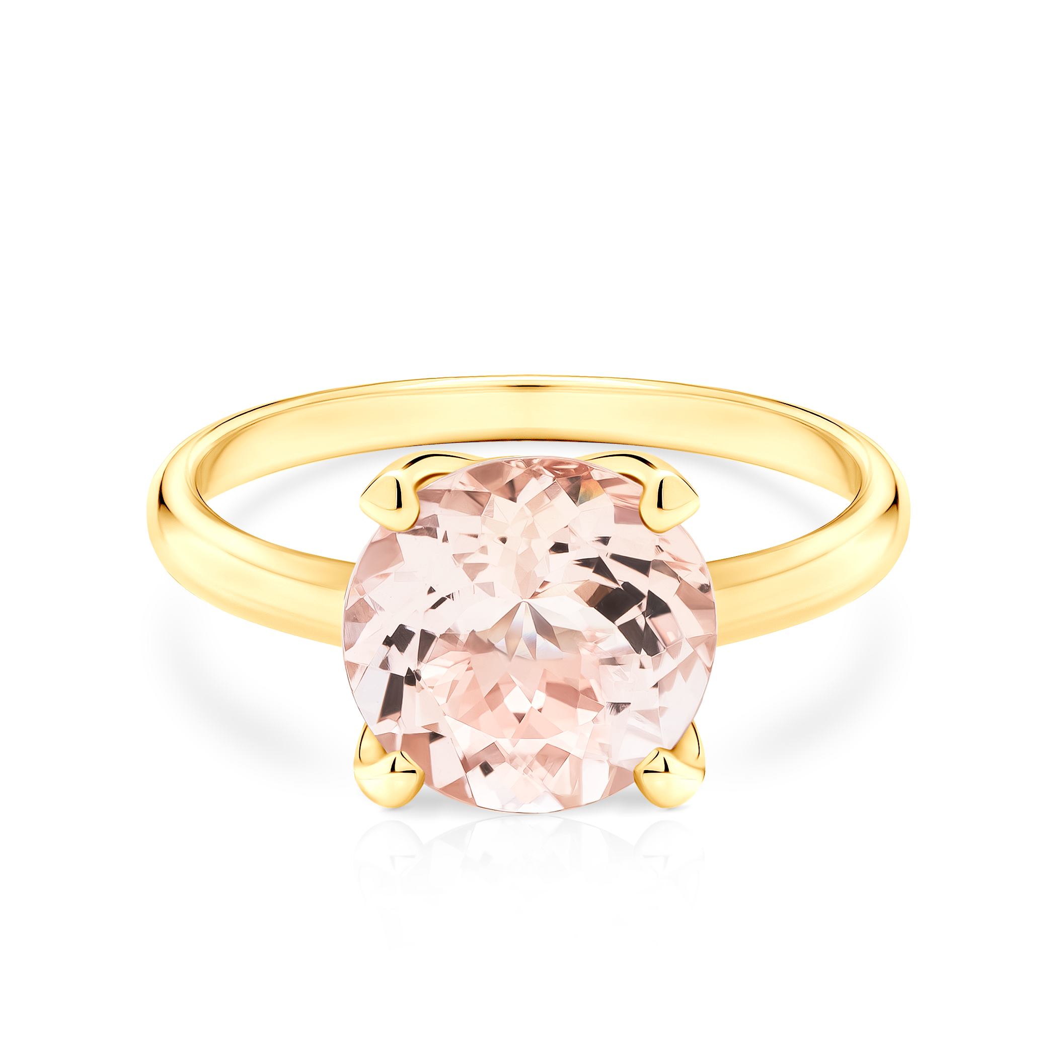 Verlobungsring Savicki: Gold, Morganit