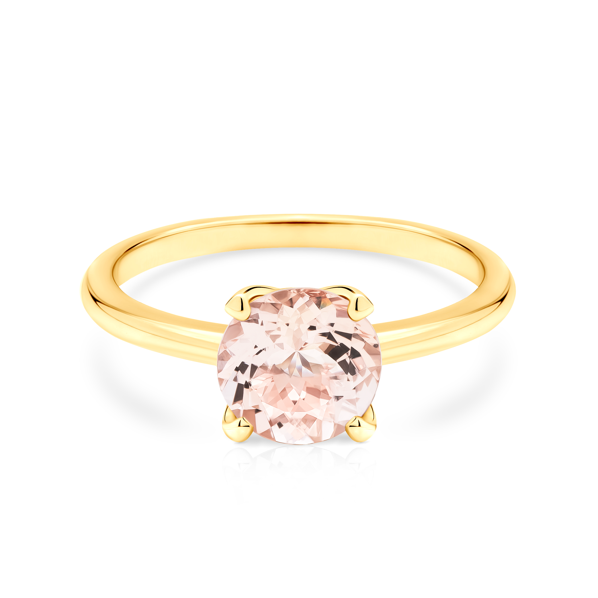 Verlobungsring Savicki: Gold, Morganit