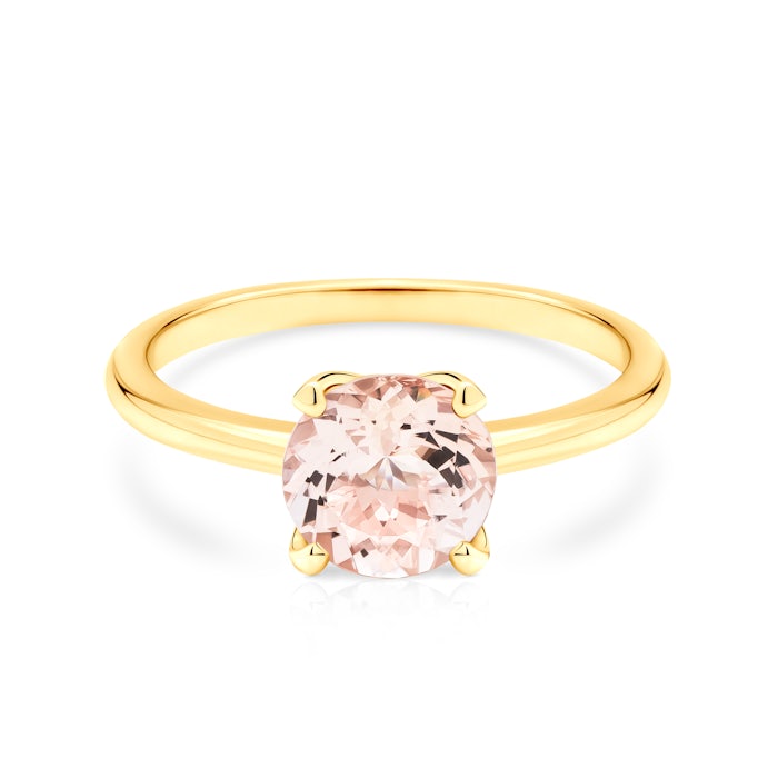 Годежен пръстен Savicki: злато. морганит