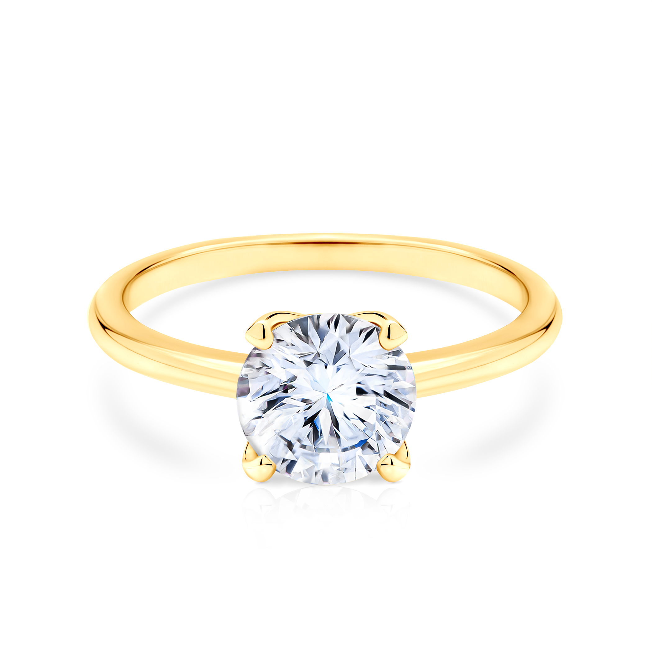 Δαχτυλίδι αρραβώνων Savicki: χρυσό, λευκό ζαφείρι