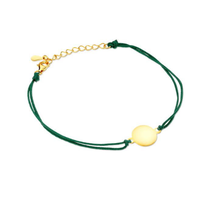 SAVICKI karikás karkötő: aranyozott ezüst