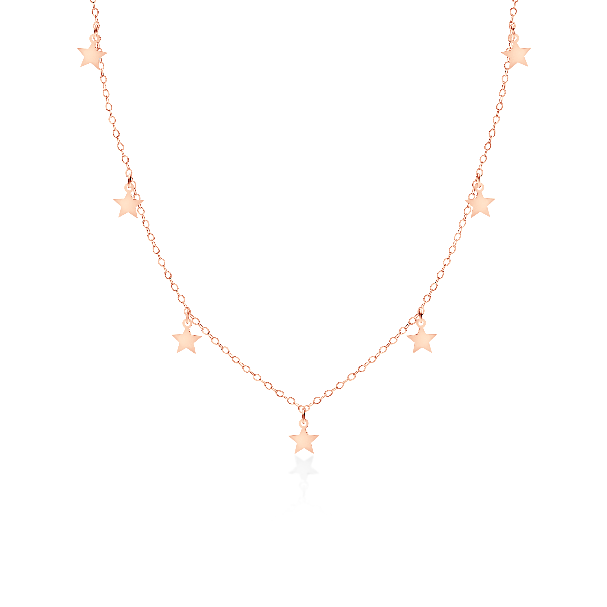 Κολιέ Τσόκερ SAVICKI με αστέρια: επιχρυσωμένο ασήμι