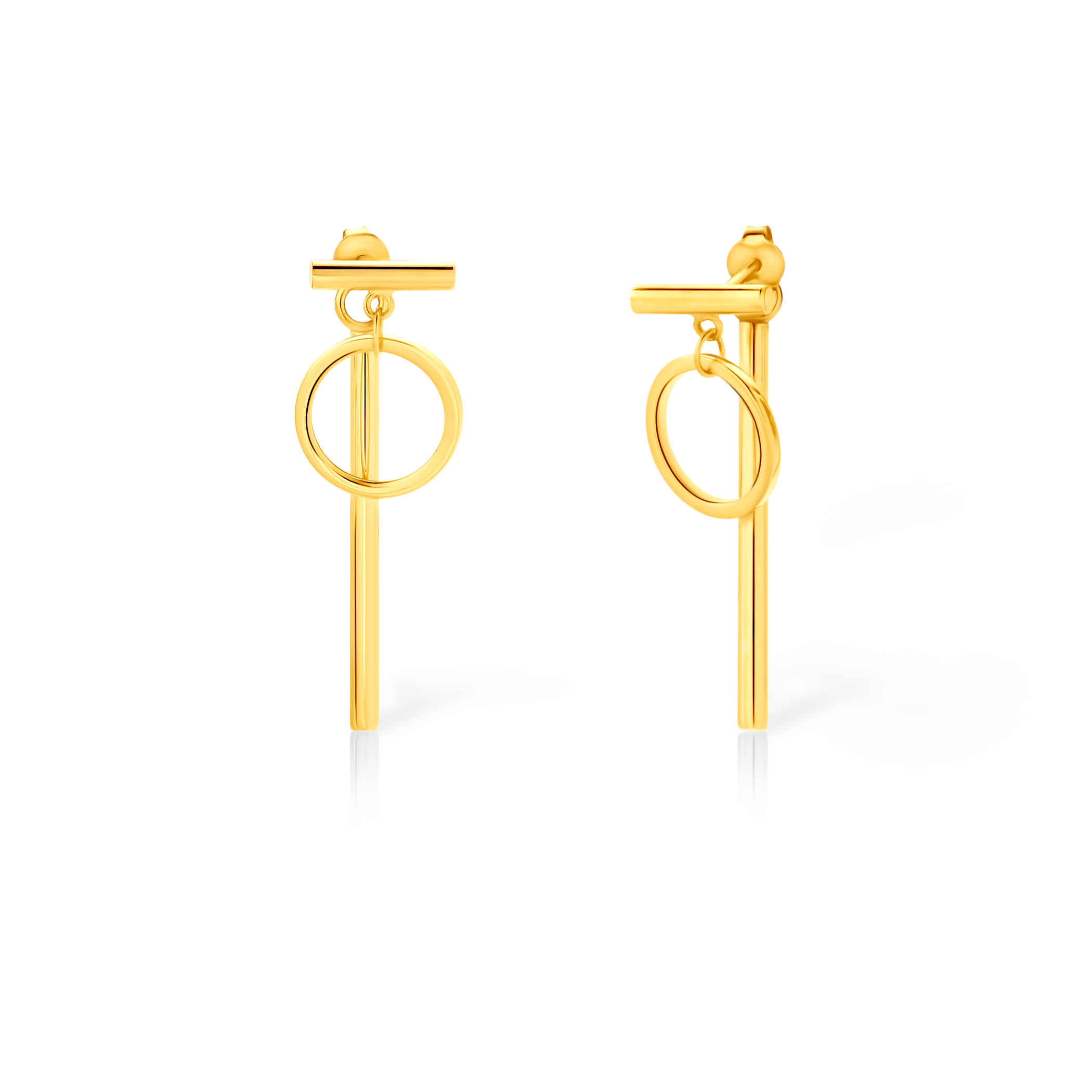 SAVICKI fülbevaló: aranyozott ezüst