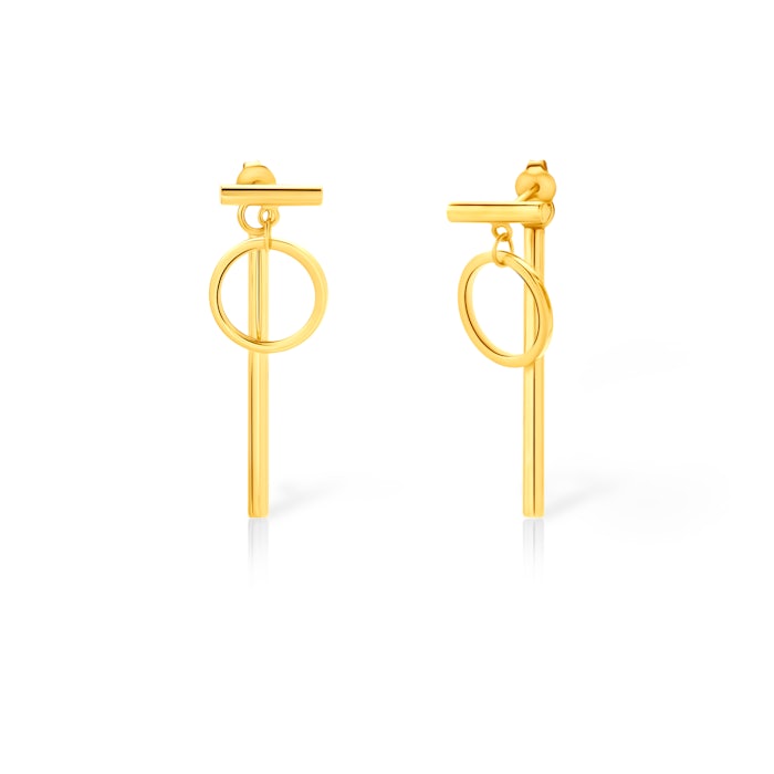 SAVICKI fülbevaló: aranyozott ezüst