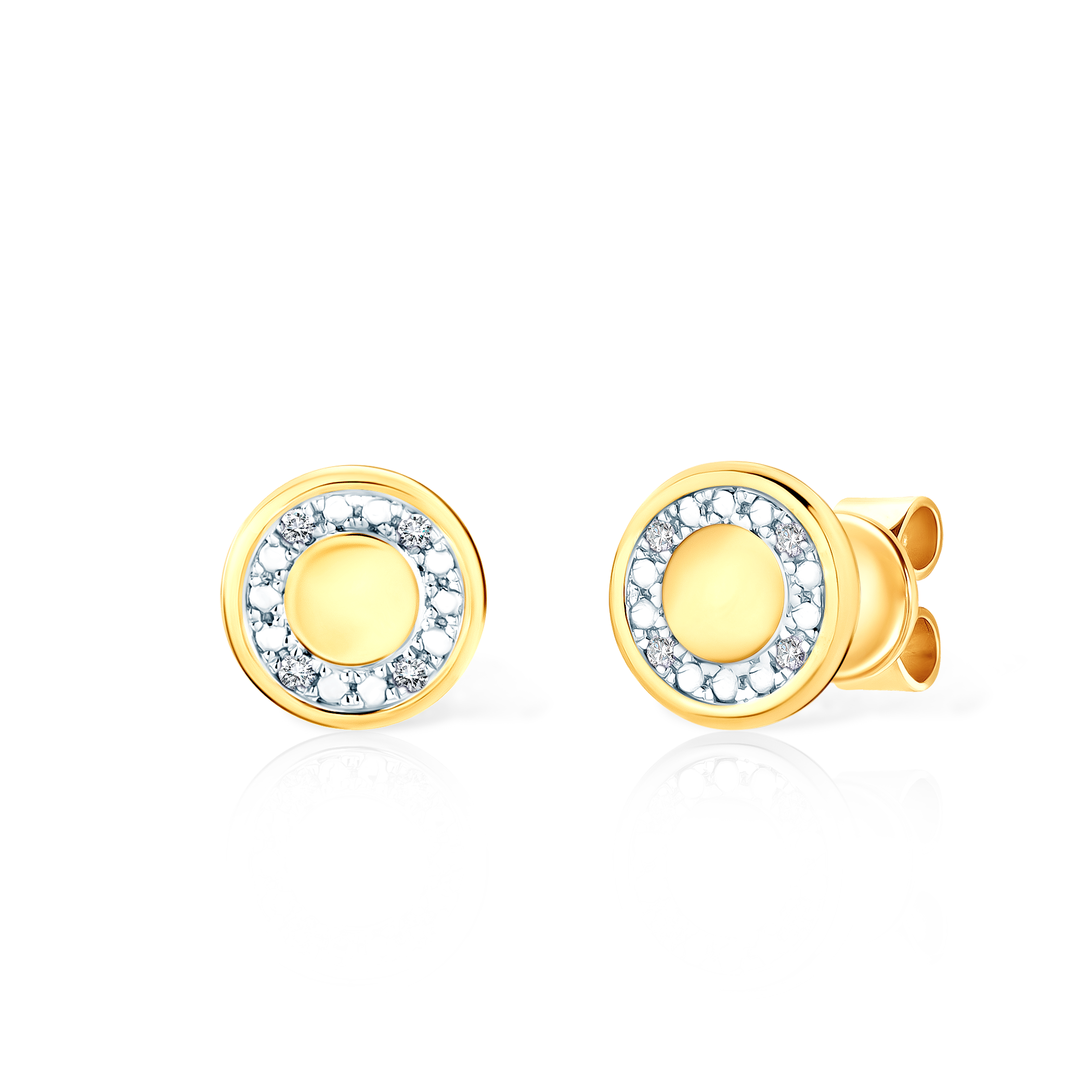 SAVICKI earrings: gold, diamonds