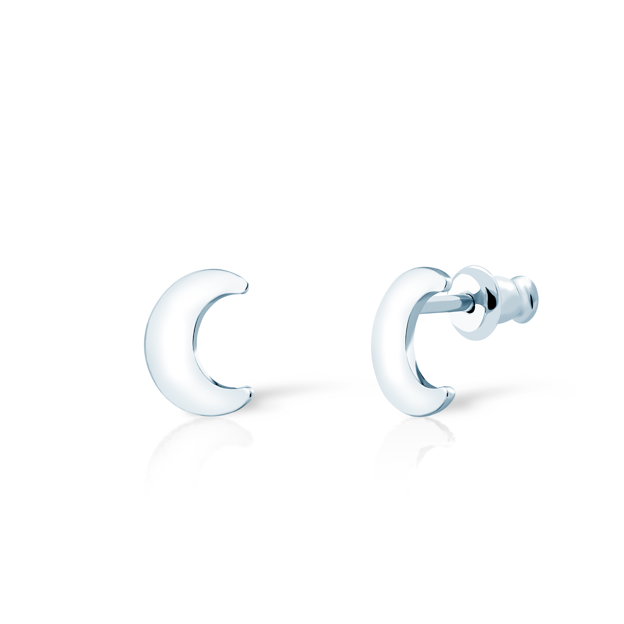 Naušnice mjesec Savicki: srebro