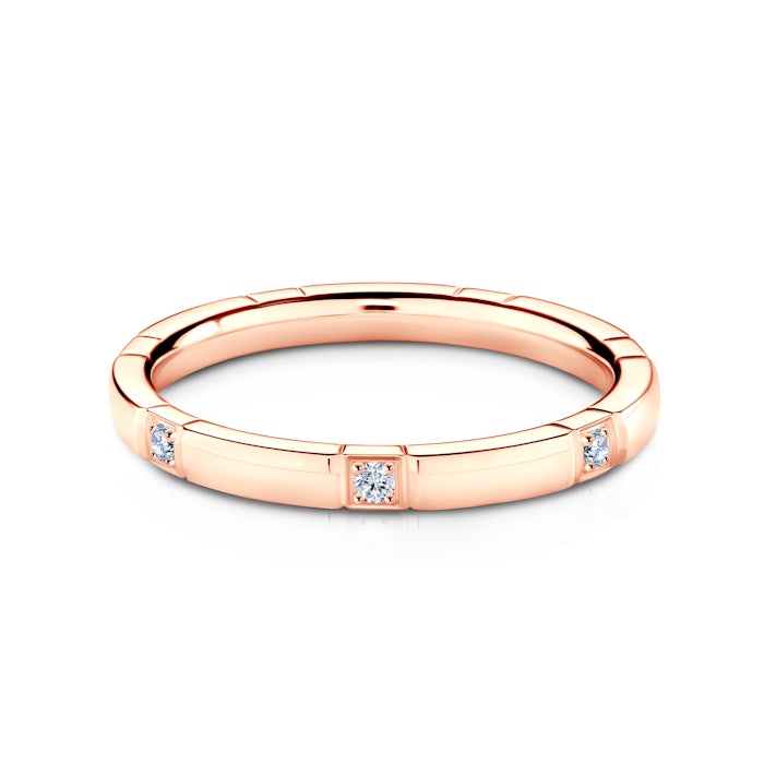 Savicki gyűrű: rózsaarany