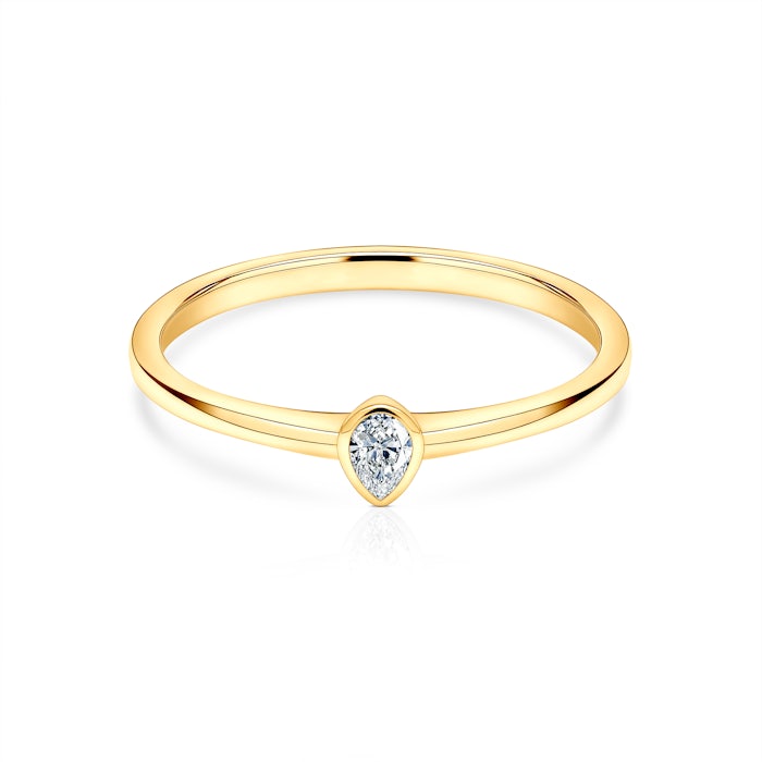 Pure eljegyzési gyűrű: arany és gyémánt