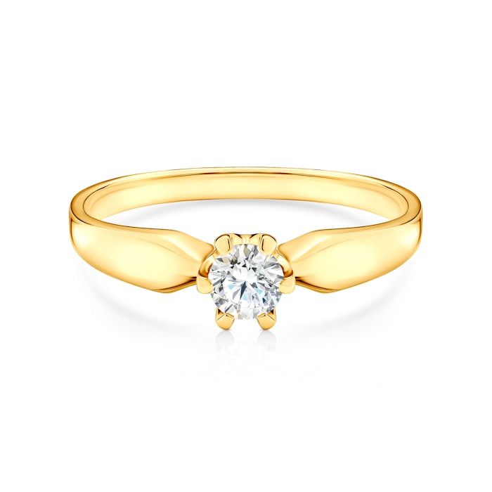 Verlobungsring Triumph of Love: Gold, Diamant