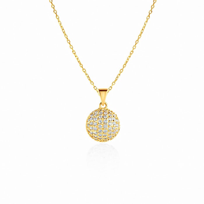 Ogrlica krug Savicki: zlato, dijamanti