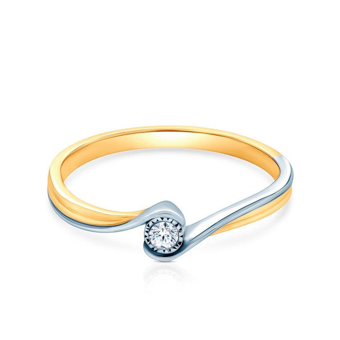 Δαχτυλίδι αρραβώνων Savicki: χρυσό, διαμάντι