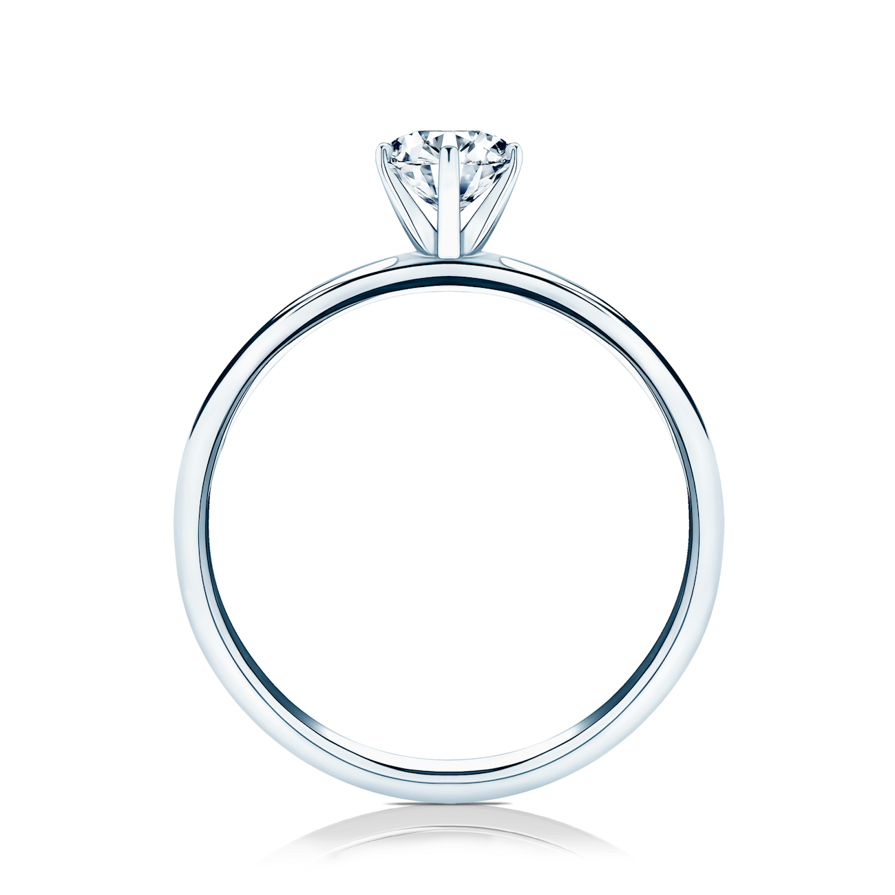 SAVICKI eljegyzési gyűrű: fehér arany, gyémánt