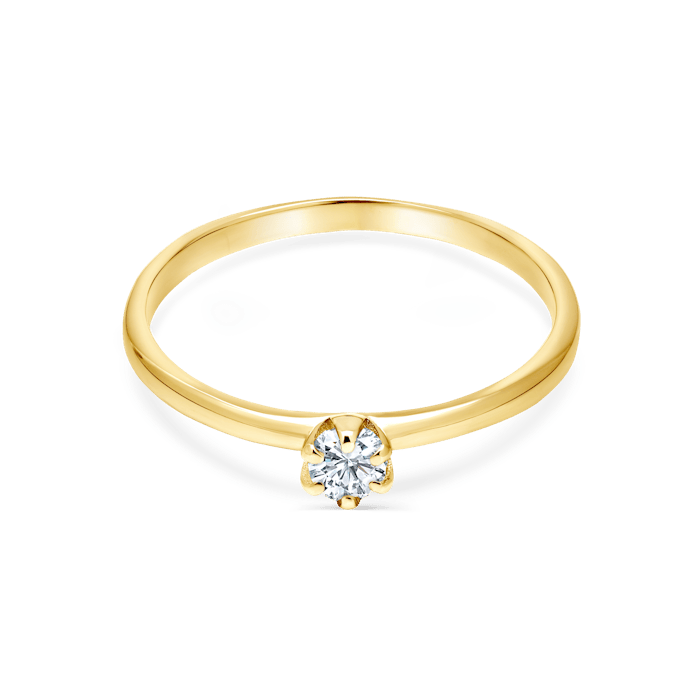 Zaručnički prsten SAVICKI: zlato, dijamant