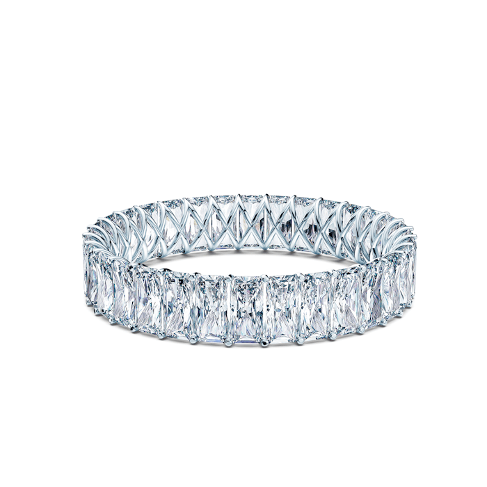 Каблучка Savicki: біле золото, діаманти