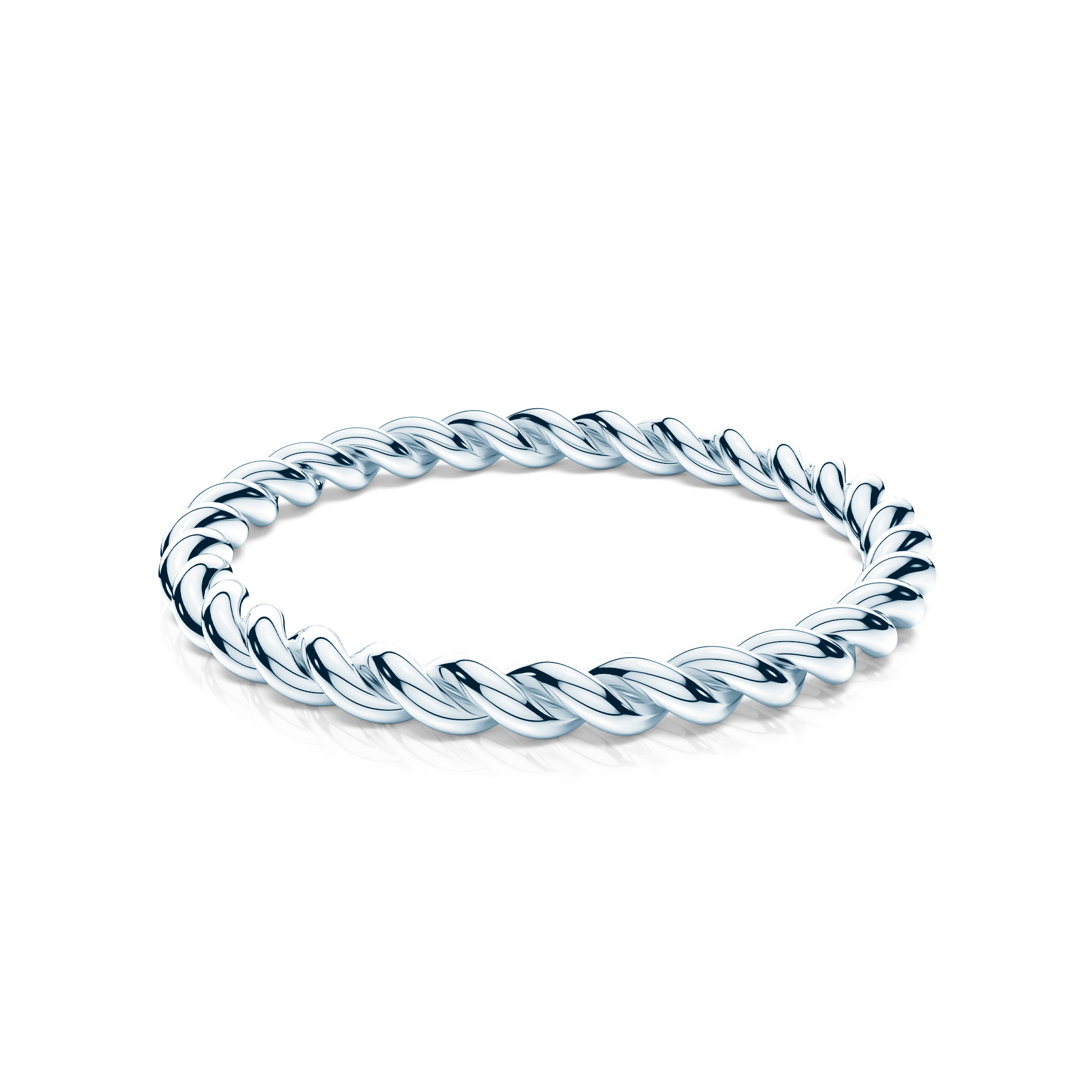 Обручка партнерська BeLoved®: біле золото, кругла, 1,6мм