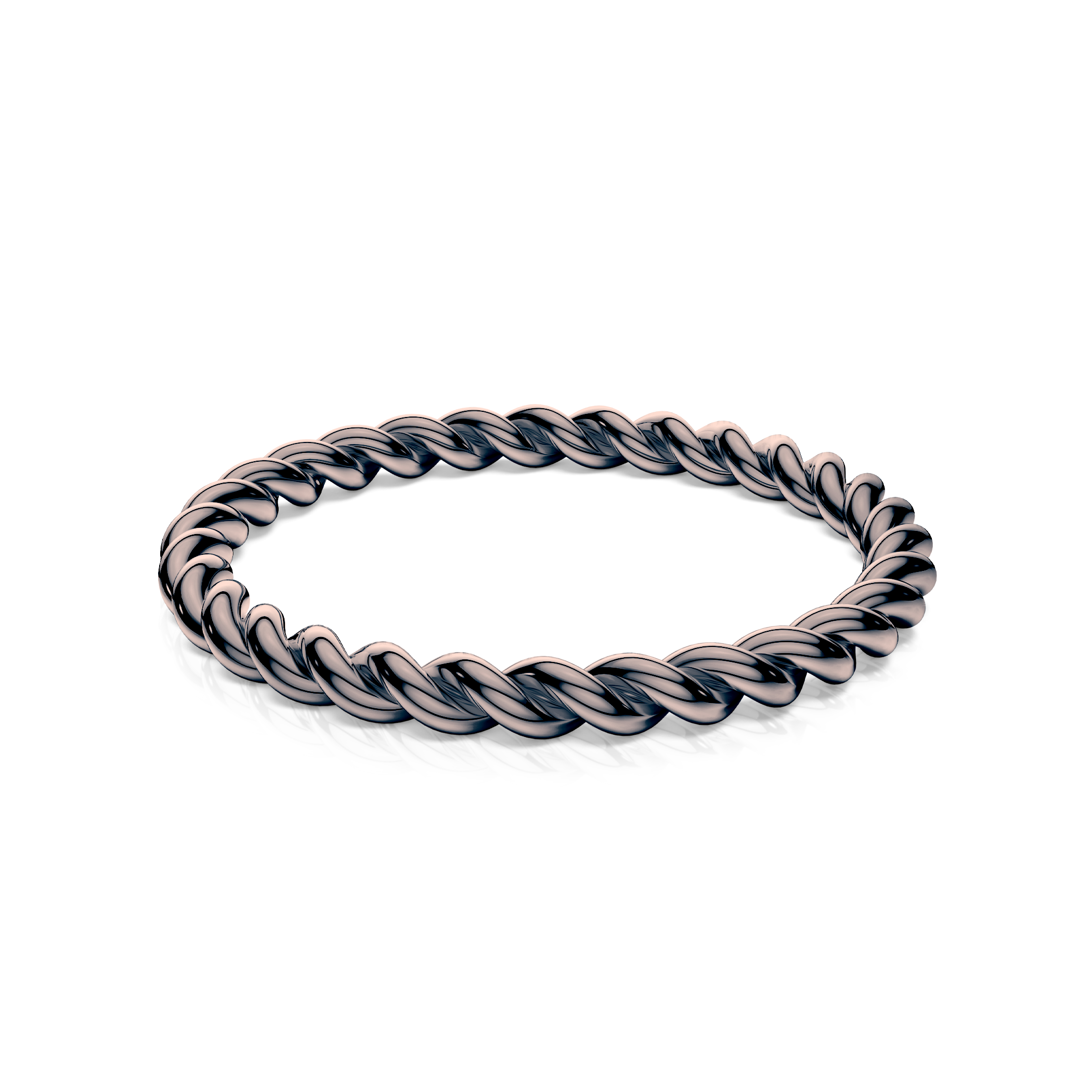 Обручка партнерська BeLoved®: чорне золото,кругла, 1,6мм