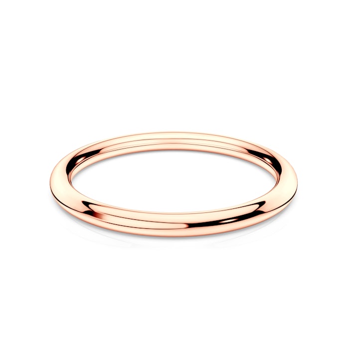 BeLoved® partner gyűrű: rózsaarany, kerek, 1.7mm