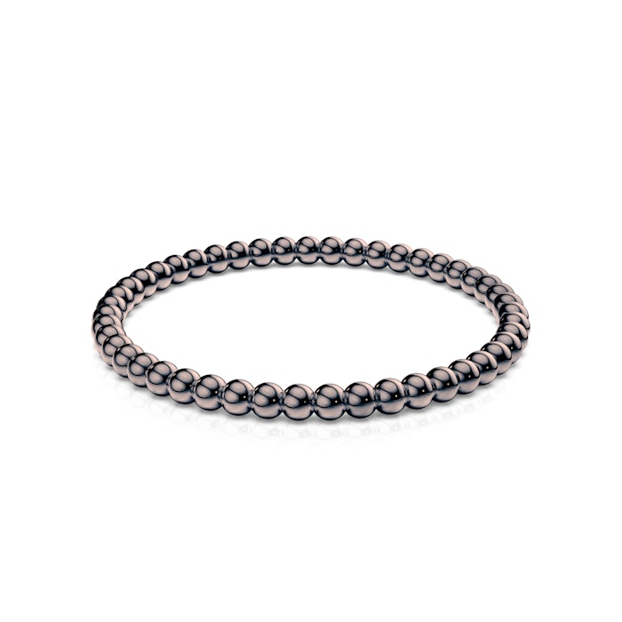 Sign of Love®  jeggyűrű: Fekete arany, kör alakú 1,3 mm