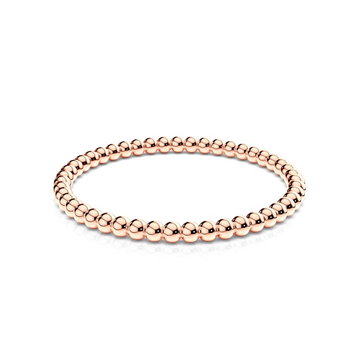 BeLoved® partner gyűrű: rózsaarany, kerek, 1.3mm