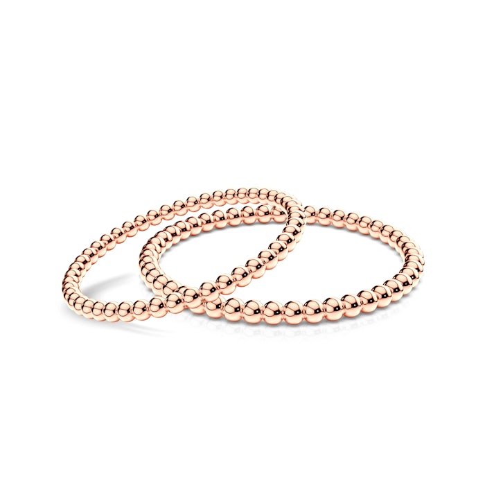 Sign of Love®  jeggyűrű: Rózsa arany, kör alakú 1,3 mm