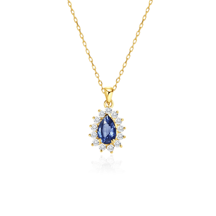 Намисто Savicki: золото, сині сапфіри, діаманти