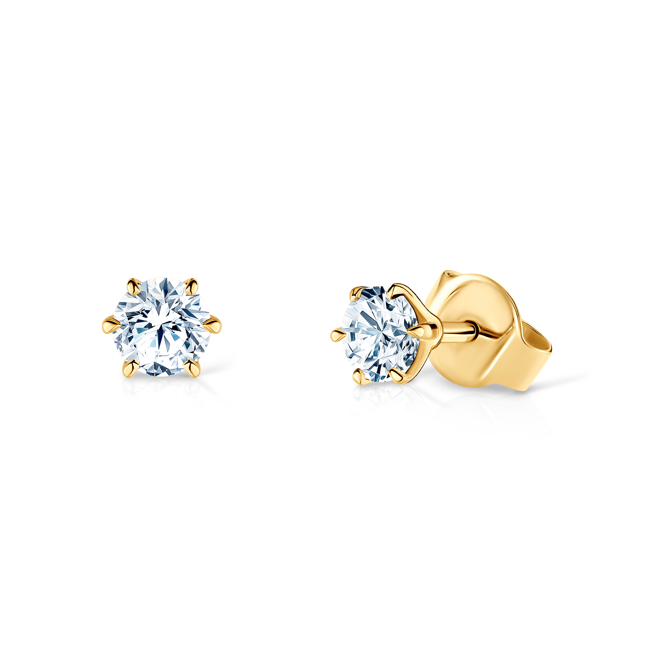SAVICKI earrings: gold, diamonds
