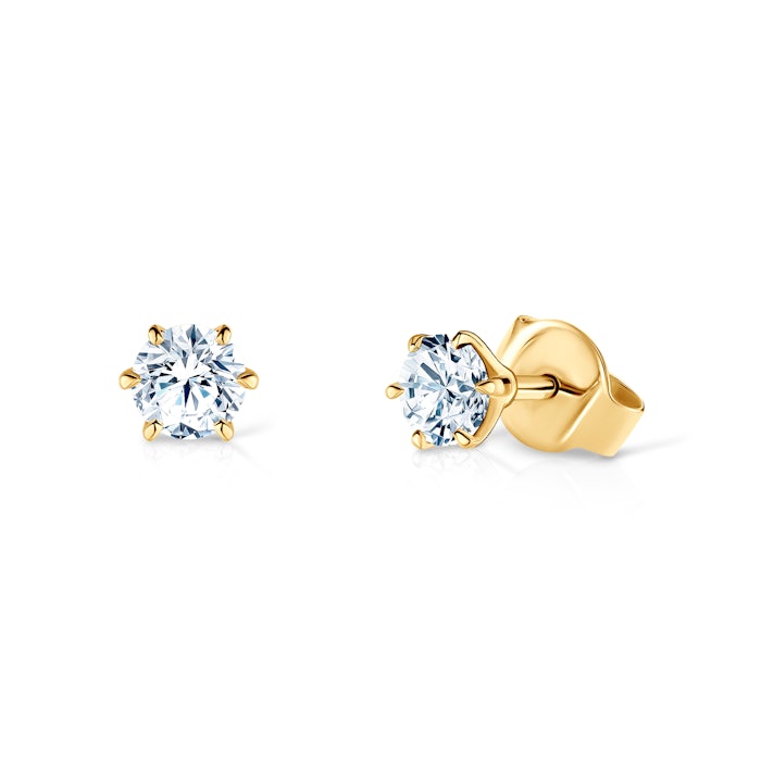 SAVICKI earrings: gold, diamonds