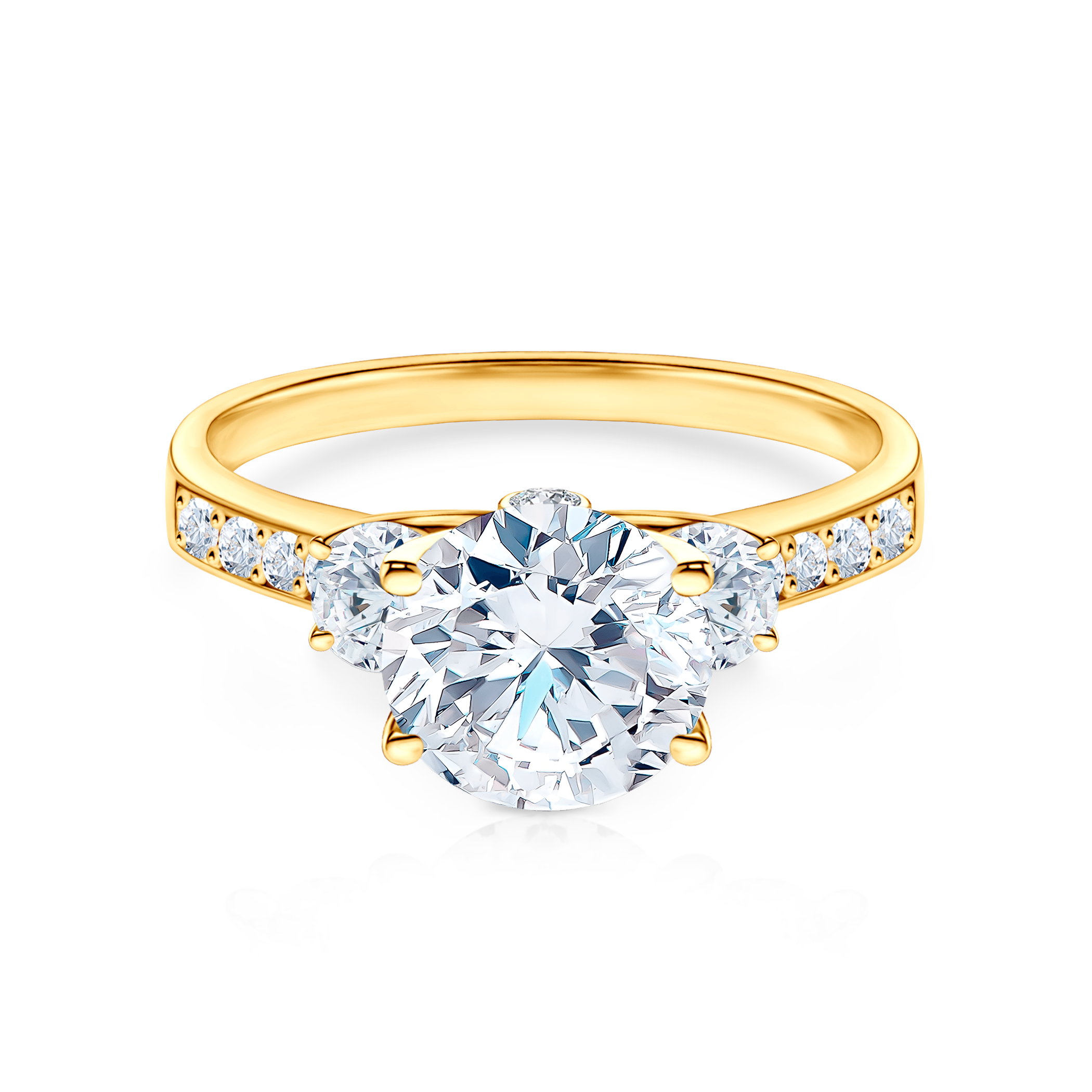 Zaručnički prsten Savicki:  zlato, dijamant