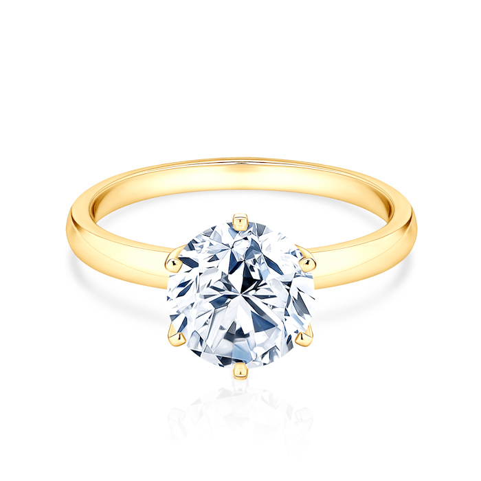 SAVICKI eljegyzési gyűrű: arany és gyémánt