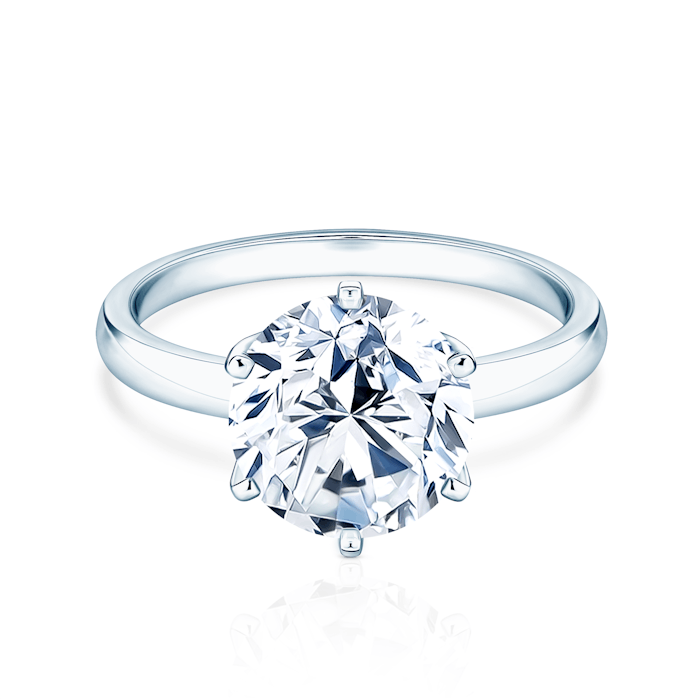 SAVICKI eljegyzési gyűrű: fehérarany és gyémánt