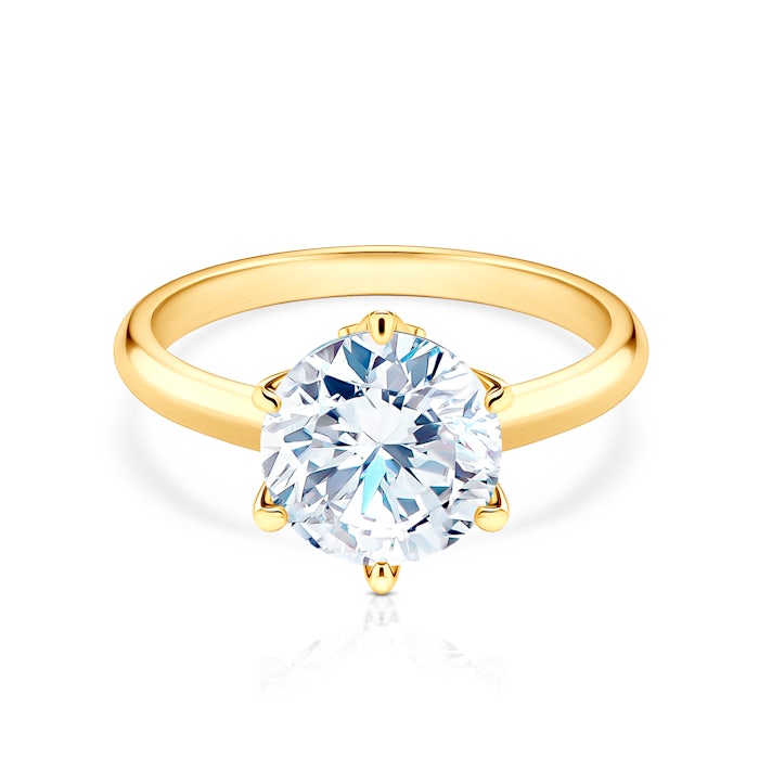 Δαχτυλίδι αρραβώνων The Journey: χρυσός, διαμάντι