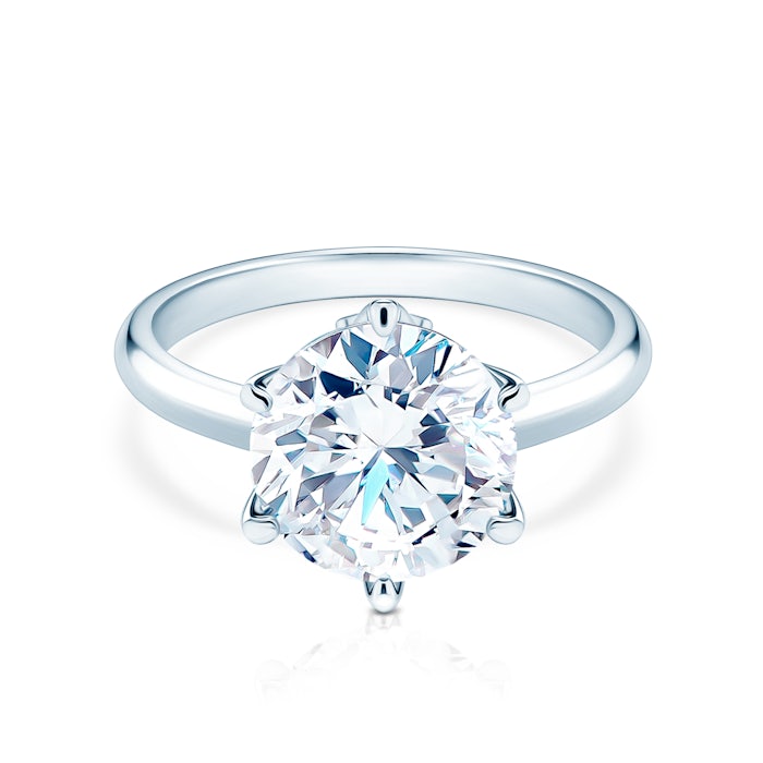 Δαχτυλίδι αρραβώνων The Journey: λευκός χρυσός, διαμάντι