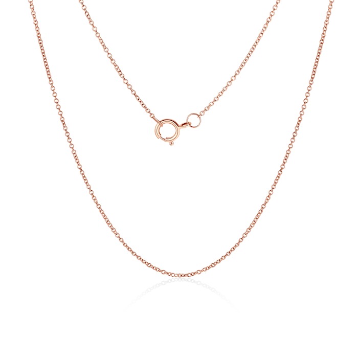 Χρυσή αλυσίδα Savicki: ροζ χρυσός