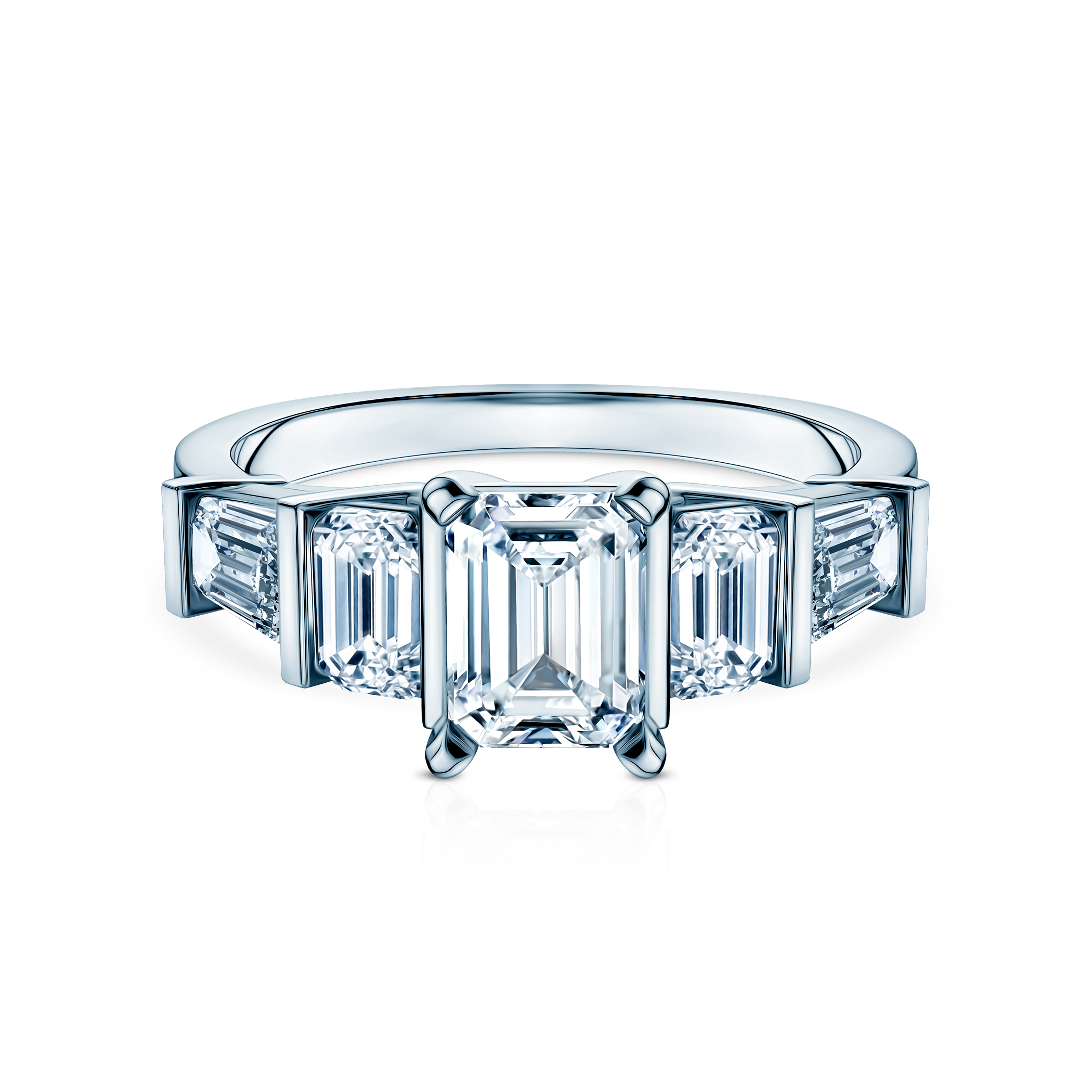 Каблучка Savicki: біле золото, діаманти