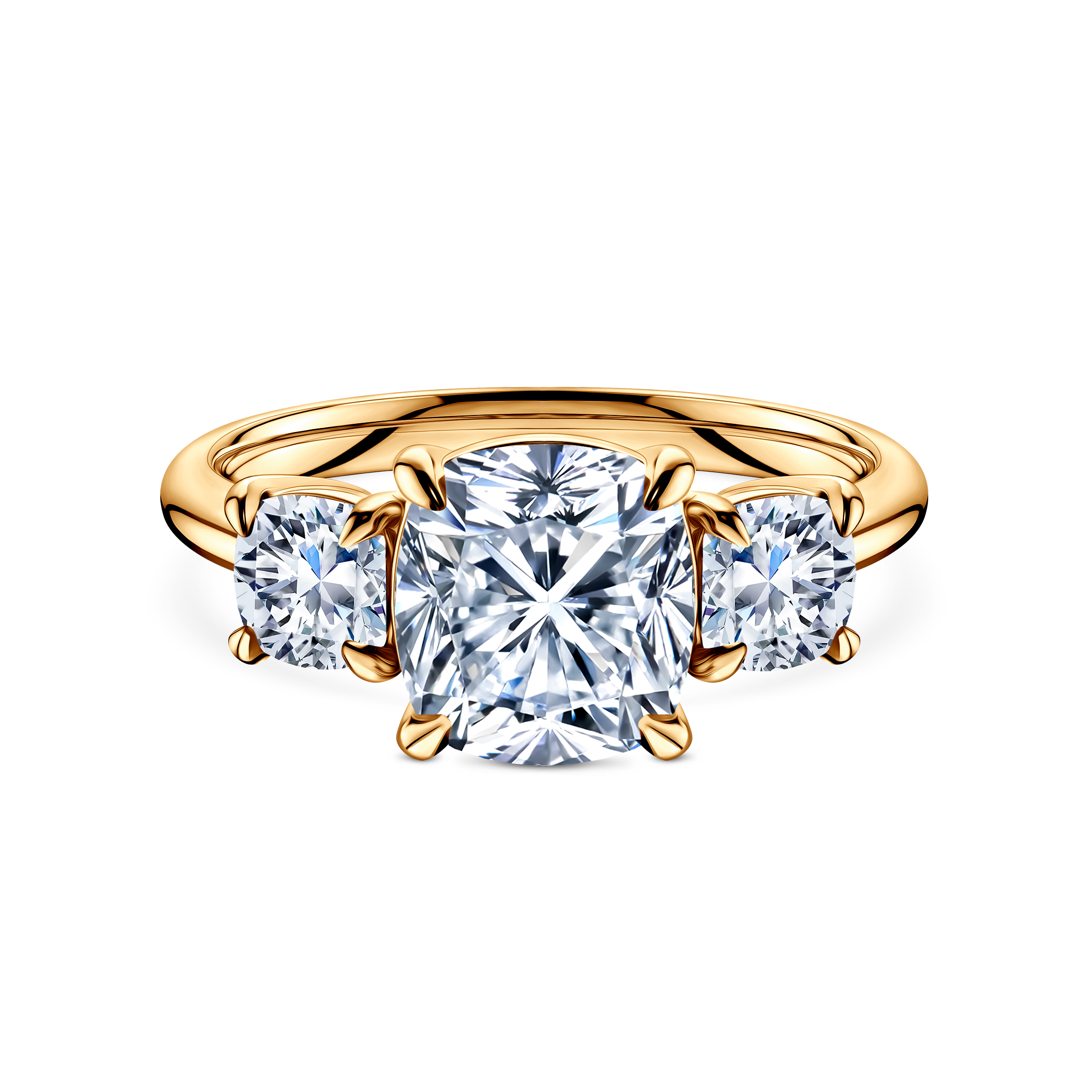 Каблучка Savicki: золото, діаманти