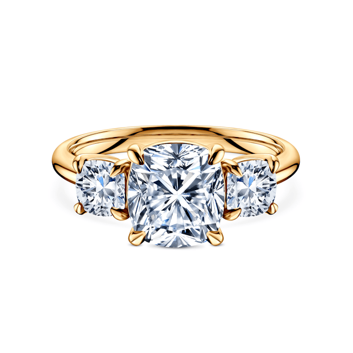 Каблучка Savicki: золото, діаманти