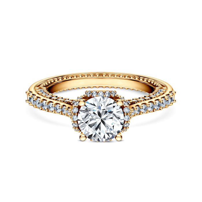 Каблучка Savicki: золото, діаманти