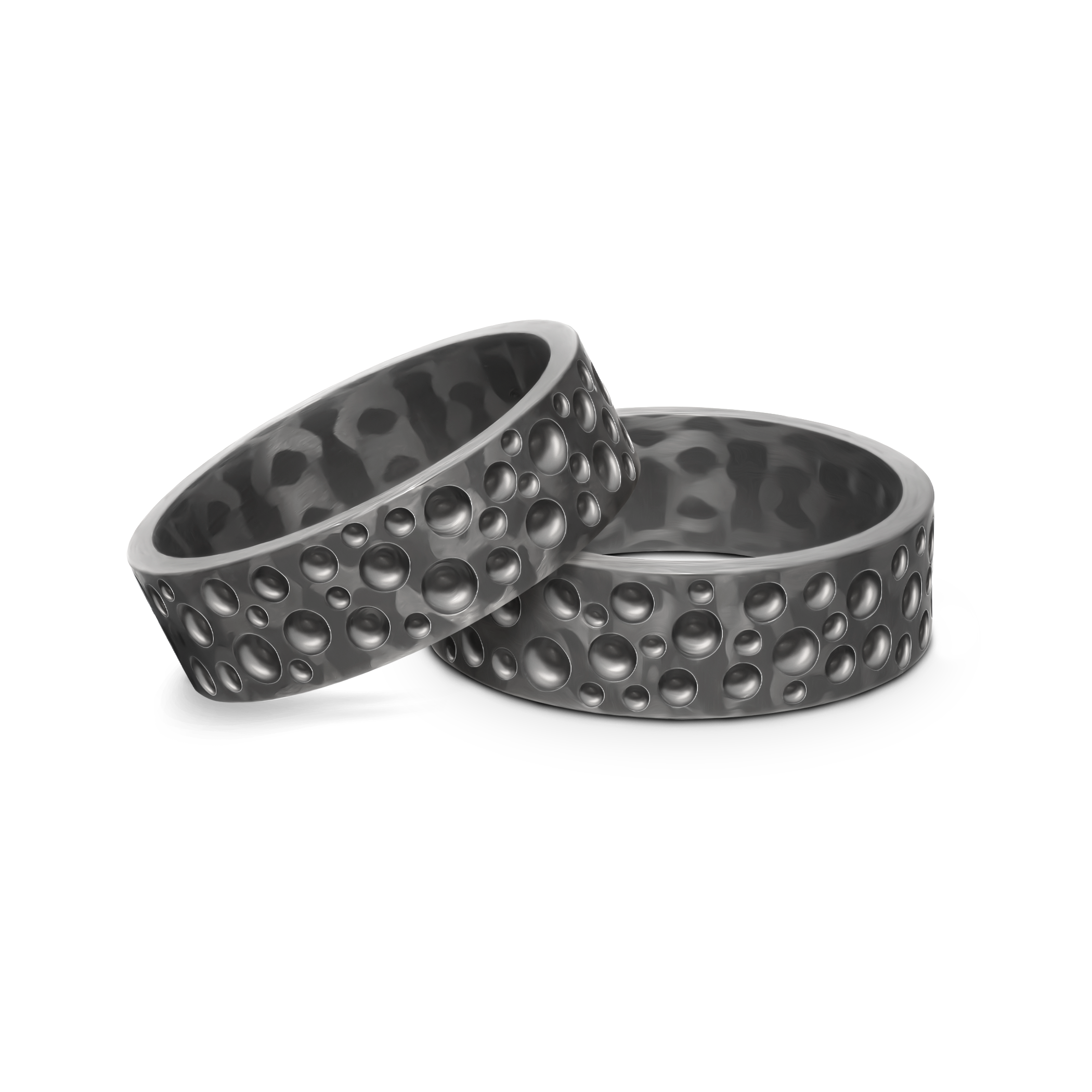 Vjenčano prstenje: karbonska vlakna, plosnato, 7 mm