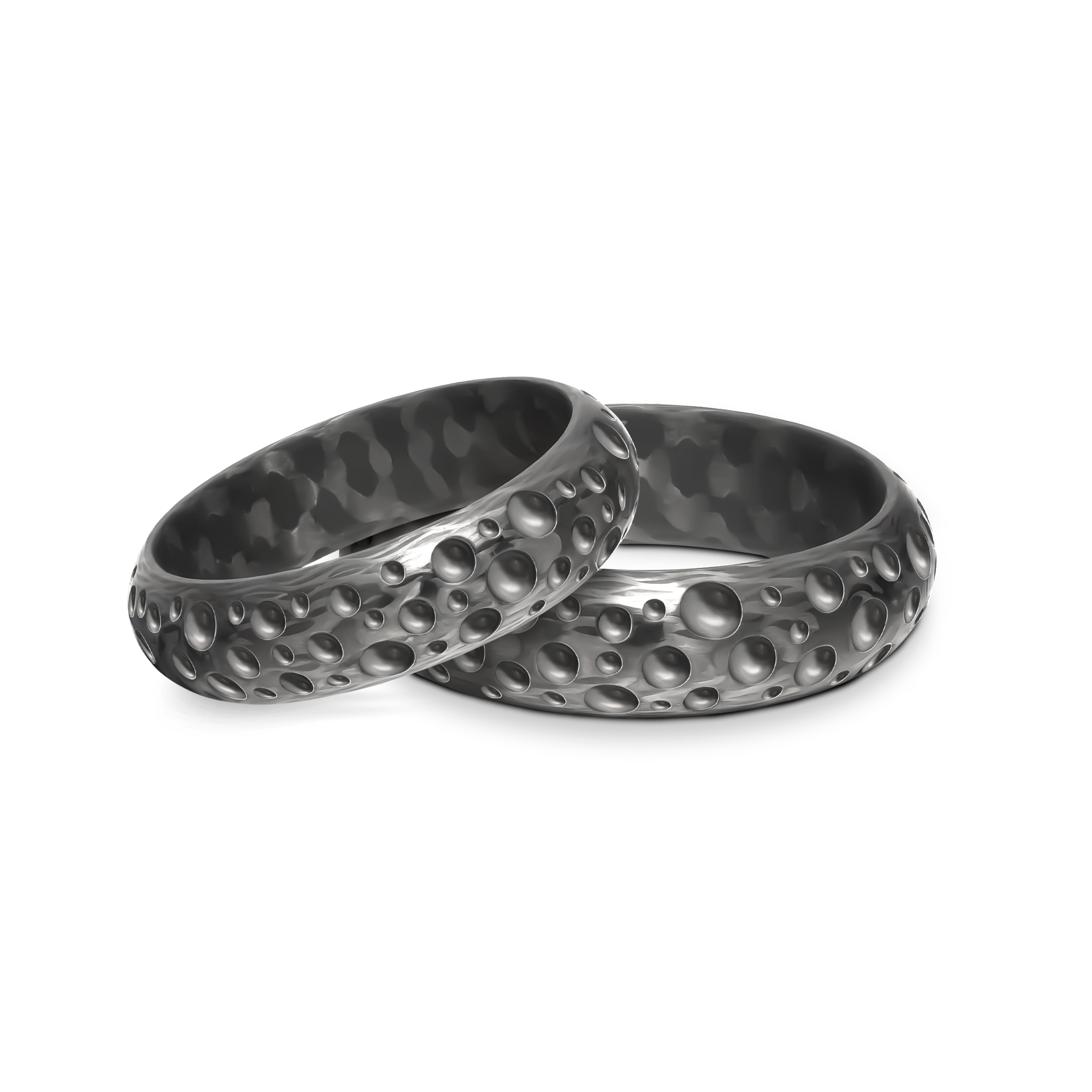 Vjenčano prstenje: karbonska vlakna, poluokruglo, 5 mm