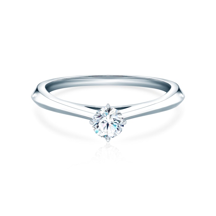 Каблучка для заручин The Light: платина, діамант