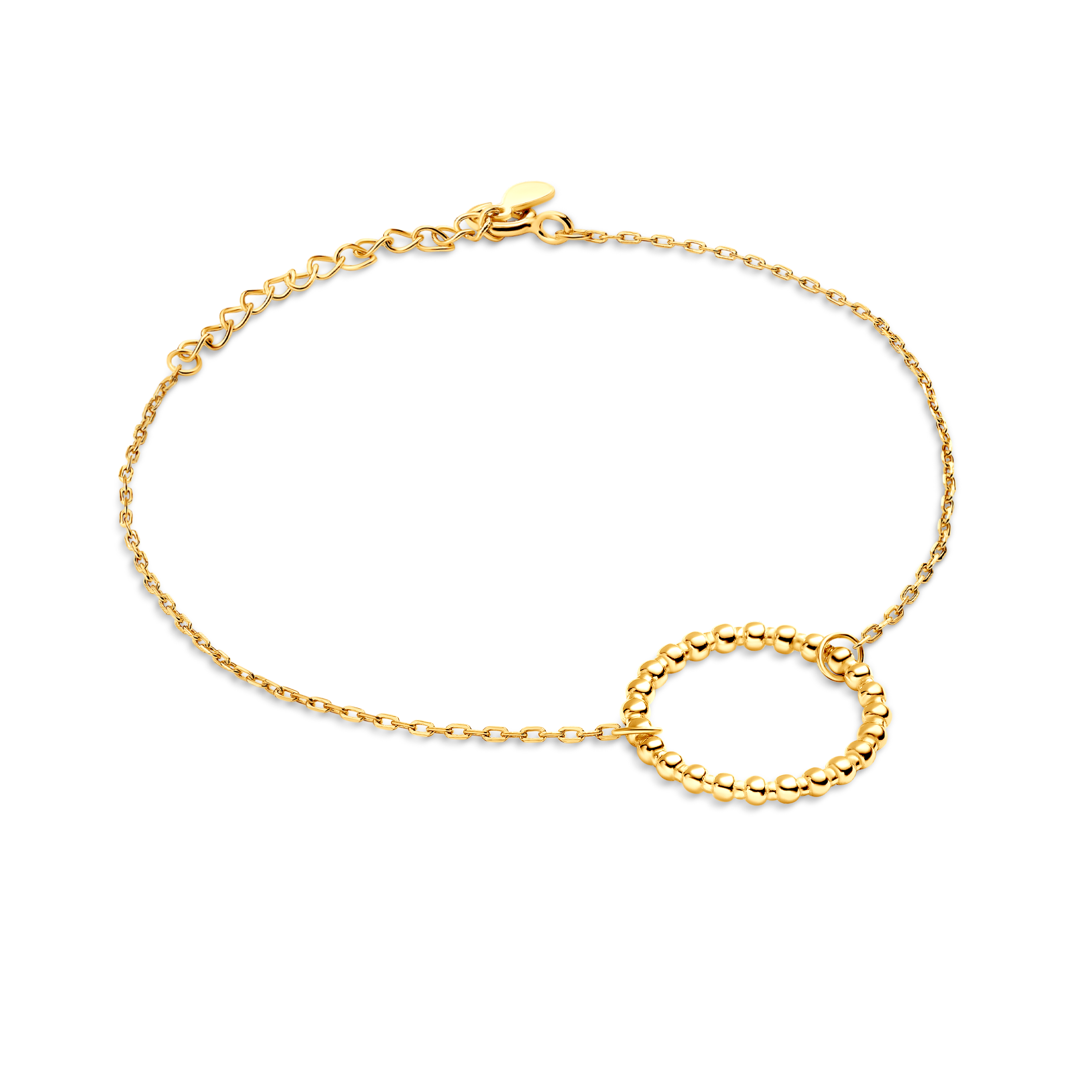 Brățară  circulara Savicki: argint placat cu aur